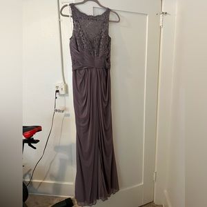 Davies Bridal bridesmaid dress mauve/dusty purple color